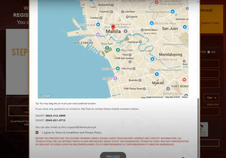 NBI Clearance Renewal 8 nbi delivery details form